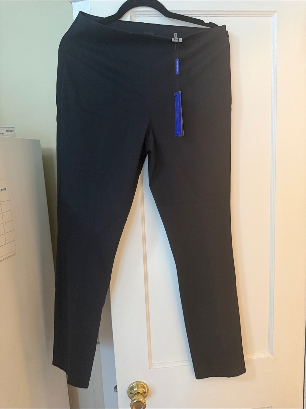 Elie Tahari Black womens skinny long Dress Pants -